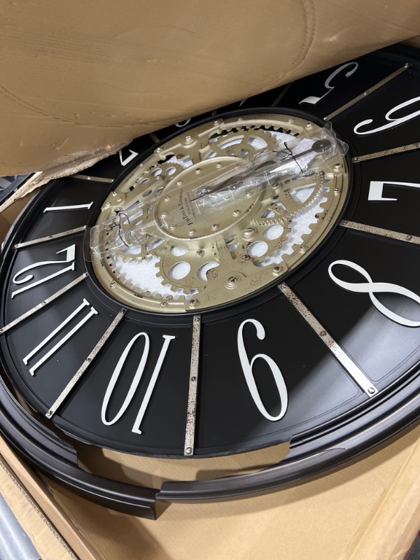 Photo 2 of FirsTime & Co.® Bronze Montevello Farmhouse Gears Clock, Oil Rubbed Bronze, 36 in

