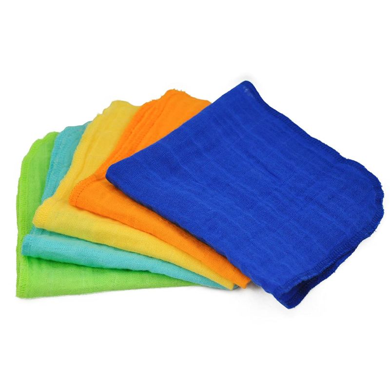 Photo 1 of green sprouts Reusable Muslin Cloths made from Organic Cotton (5 pack)