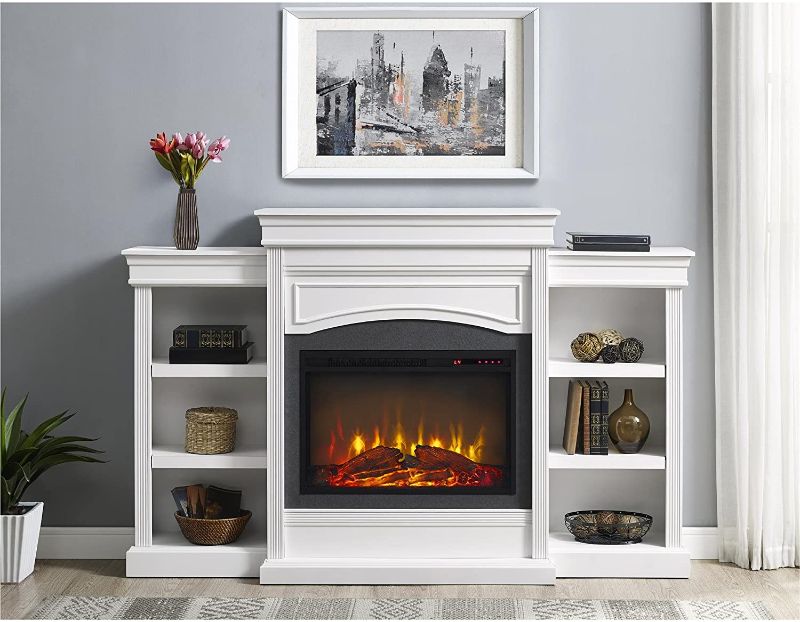 Photo 1 of AMERIWOOD HOME LAMONT MANTEL FIREPLACE - WHITE