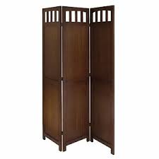 Photo 1 of 3-Panel Wood Folding Screen - Winsome Wood 94370
