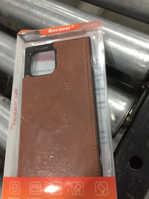 Photo 1 of iPhone 12 Leather Phone Case