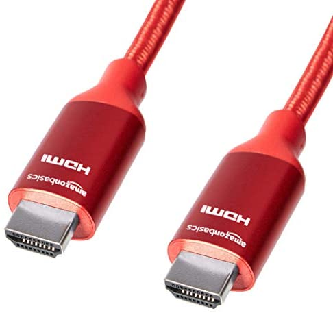 Photo 1 of Amazon Basics 10.2 Gbps High-Speed 4K HDMI Cable with Braided Cord, 10-Foot, Red
2PK
