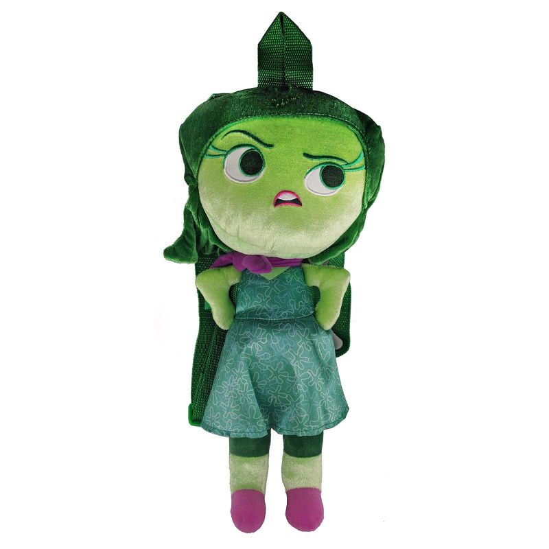 Photo 1 of Disney Inside Out Disgust 17 Inch Plush Back Accessory