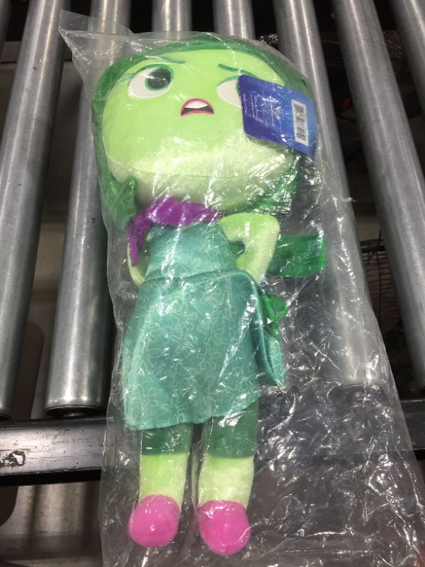 Photo 2 of Disney Inside Out Disgust 17 Inch Plush Back Accessory