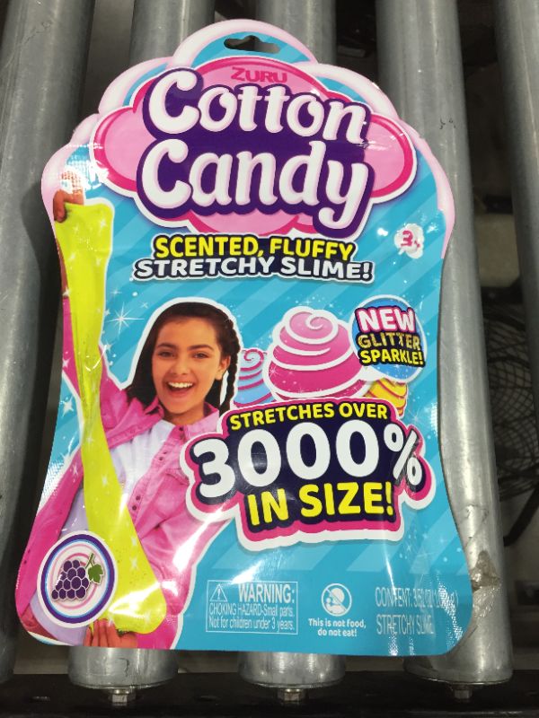 Photo 1 of Oosh Slime Scented Fluffy, Soft and Stretchy Slime, Non-Stick Cotton Candy Slime for Kids - Purple Grape (non edible)
