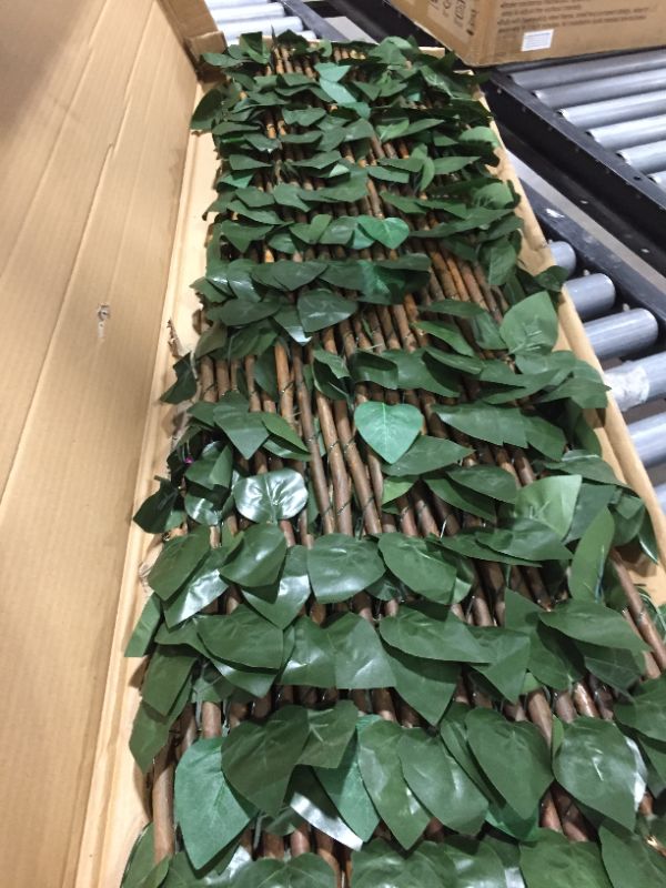 Photo 1 of DearHouse Fence Privacy Screen for Balcony Patio Outdoor,Decorative Faux Ivy Fencing Panel,Artificial Hedges (Single Sided Leaves)
