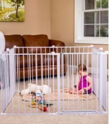 Photo 1 of 4-in-1 Play Yard Configurable Metal Safety Gate