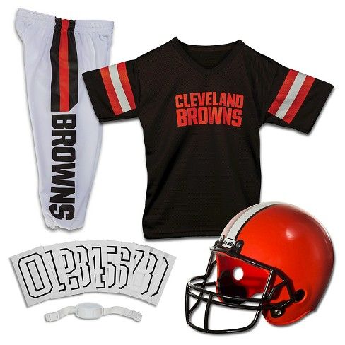 Photo 1 of Franklin Sports NFL Cleveland Browns Deluxe Uniform Set
