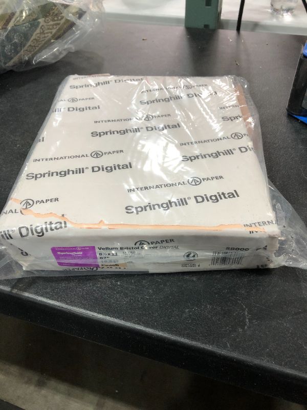 Photo 1 of Springhill Digital Vellum Bristol Color COVER, 67 lb, 8 1/2 x 11, Peach, 250 Sheets/Pack