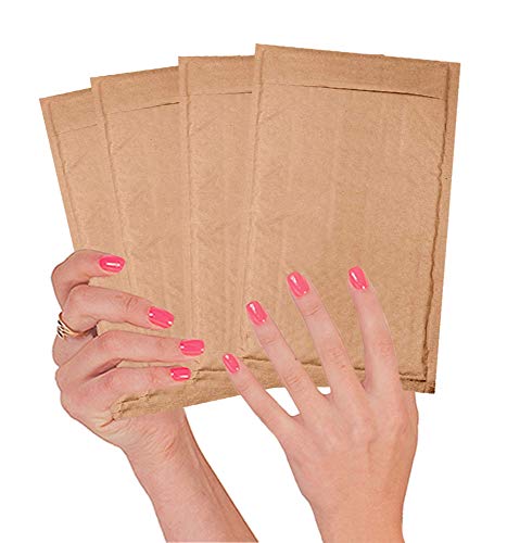 Photo 1 of ABC Pack of 25 Kraft Padded Bubble Mailers 8 5 x 11 Natural Brown Kraft Bubble Envelopes 8 12 x 11 Peel and Seal Envelopes Bulk Shipping Bags for Mailing Packing Moving Wholesale Price