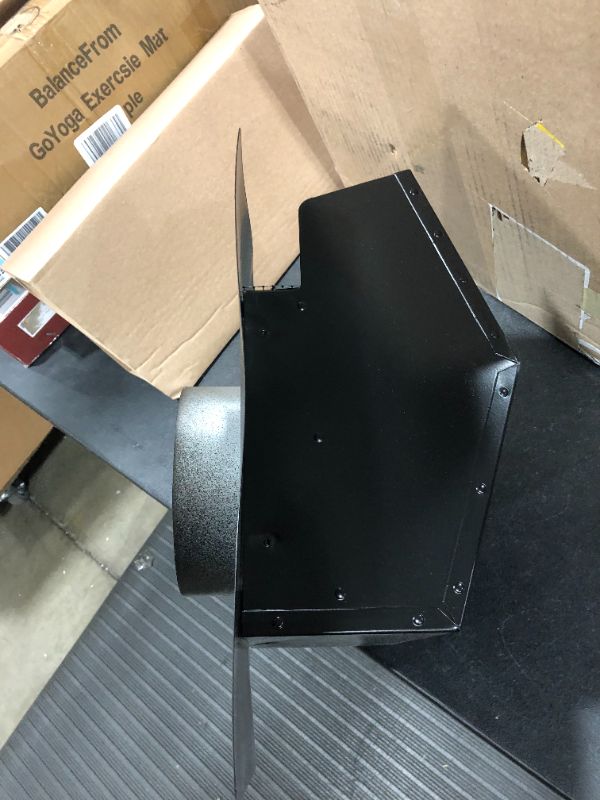 Photo 1 of Builders Best 012633 Black Metal Roof Vent Cap, 6 inch Collar
