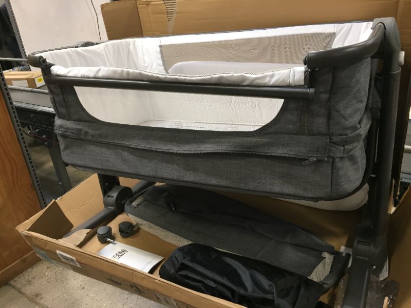 Photo 2 of 3 in 1 Baby Bassinet Bedside Sleeper  Playpen Easy Folding Portable Crib ---dirty 