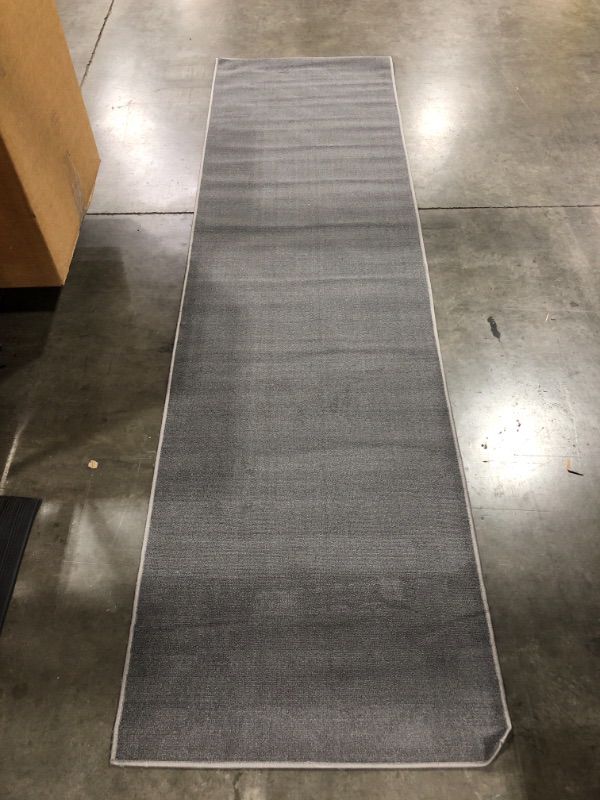 Photo 1 of Area Rug Runner Grey Approx 29 x 9 FT