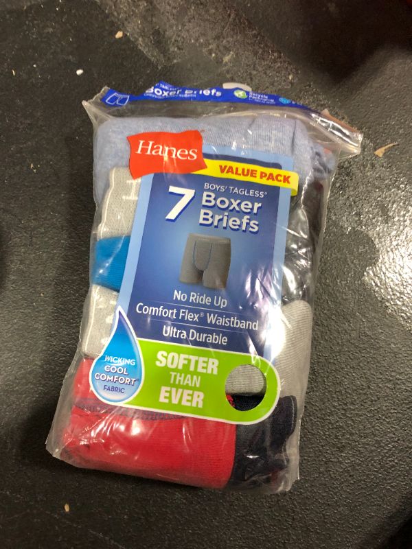 Photo 1 of HANES 7 BOXER BRIEFS SIZE M