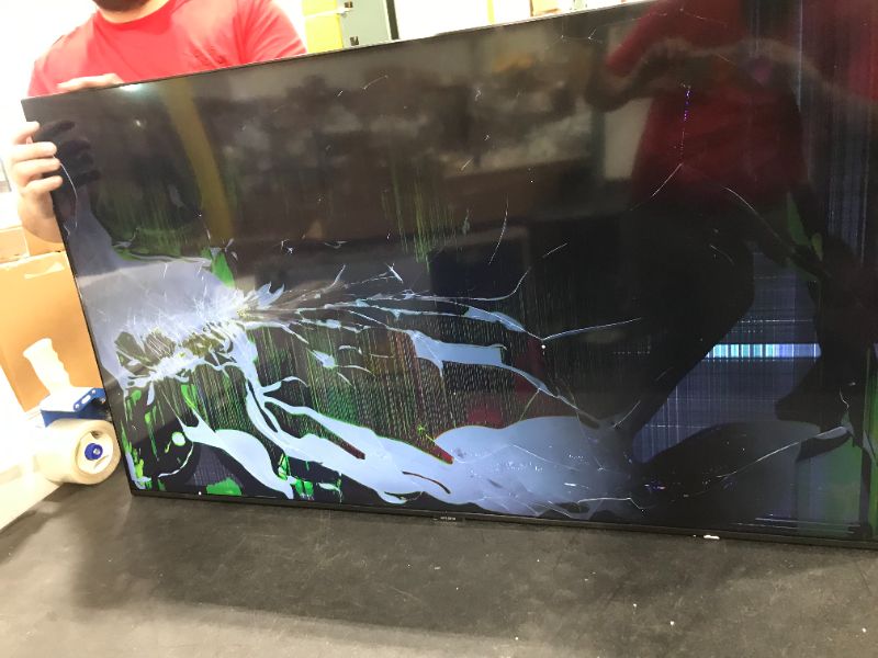 Photo 2 of 50" Class TU8000 Crystal UHD 4K Smart TV (2020) ( HEAVILY DAMAGED) For Parts