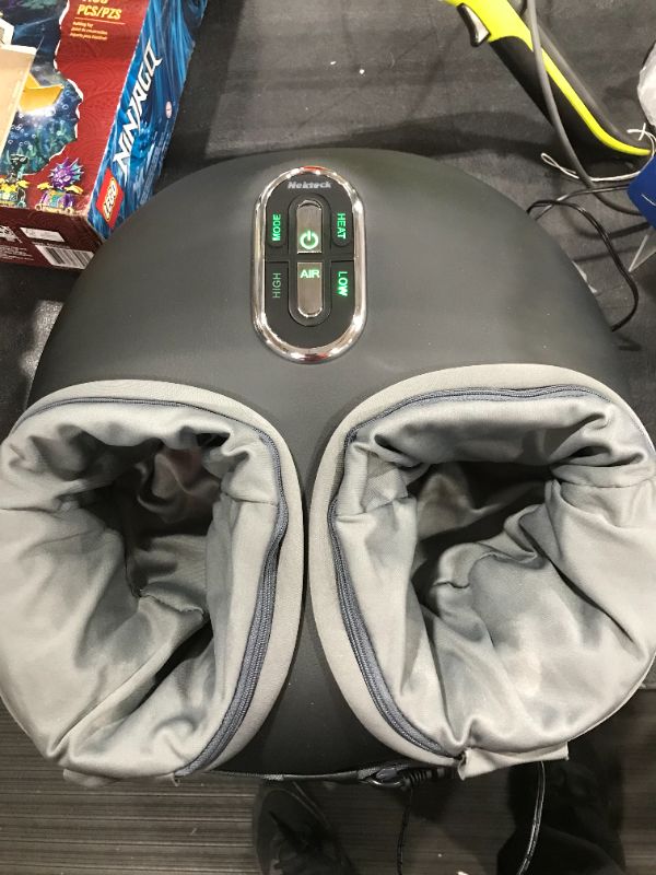Photo 2 of Nekteck Shiatsu Foot Massager Machine with Soothing Heat and Air Compression