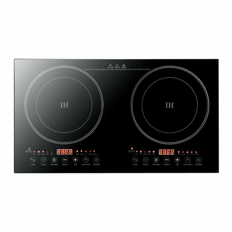 Photo 1 of  Electric Dual Induction Double Burner Induction Cooker Cooktop Countertop