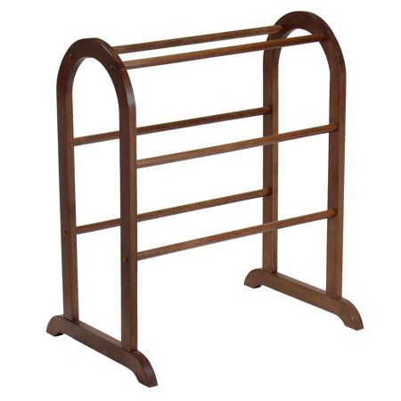 Photo 1 of Eleanor Quilt Rack - Antique Walnut - Winsome