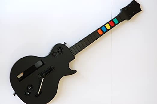 Photo 1 of Wireless Guitar for Wii Guitar Hero and Rock Band Games Color Black