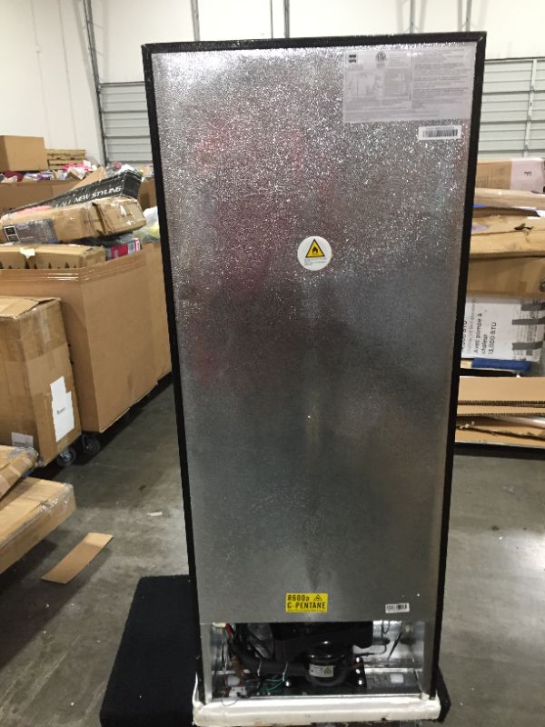 Photo 4 of 7.5 cu. ft. Refrigerator with Top Freezer in Stainless Look