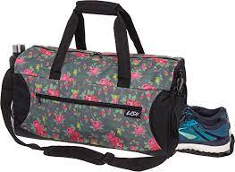 Photo 1 of LISH Women's Floral Gym Duffel Bag - 19' Travel Weekender Sports Barrel Bag w/Wet Pocket & Shoe Compartment - Great for Workouts, Yoga, Dance, or Crossfit
