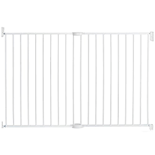 Photo 1 of Munchkin Extending XL Tall and Wide Baby Gate,  Hardware Mounted Safety Gate for Stairs, Hallways and Doors, Extends 33" - 56" Wide, Metal, White
