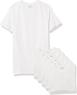 Photo 1 of Amazon Essentials Men's 6-Pack Crewneck Undershirts xs