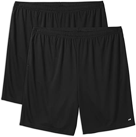 Photo 1 of Amazon Essentials Men's size small 2-Pack Performance Shorts fit by DXL