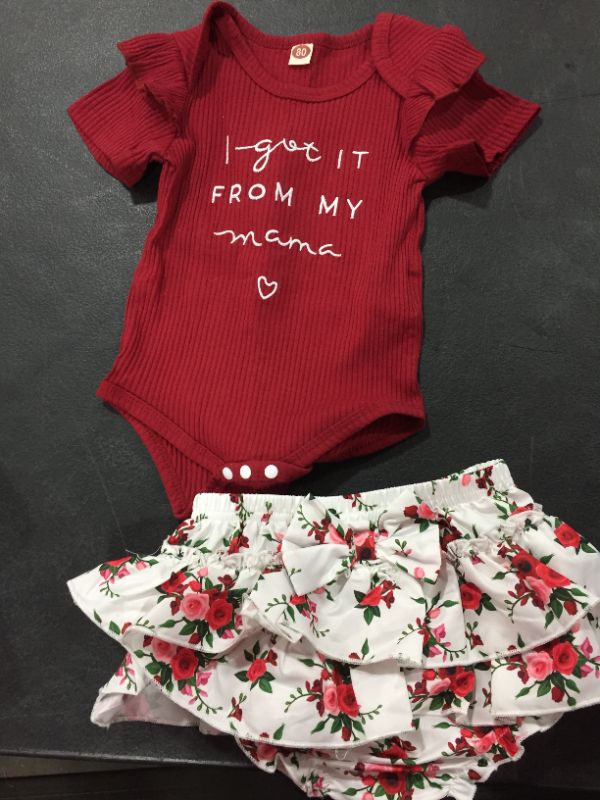 Photo 1 of baby girl clothes size 3-6 month 2pc