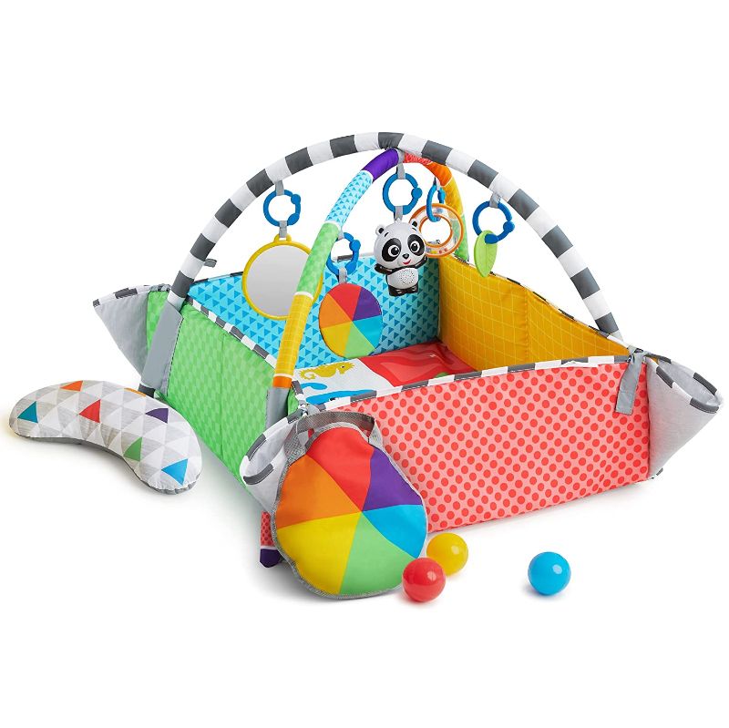 Photo 1 of Baby Einstein Patch's 5-in-1 Color Playspace Activity Play Mat & Ball Pit Gym with Music, Age Newborn+
