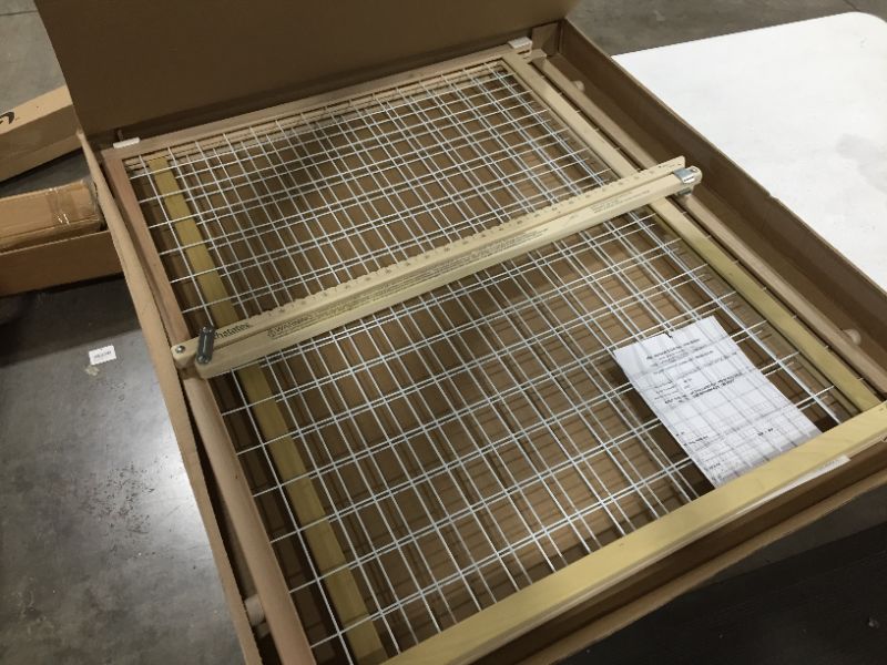 Photo 1 of North States Extra-Wide Wire Mesh Adjustable Wood Baby/Child & Pet Gate | 4615
