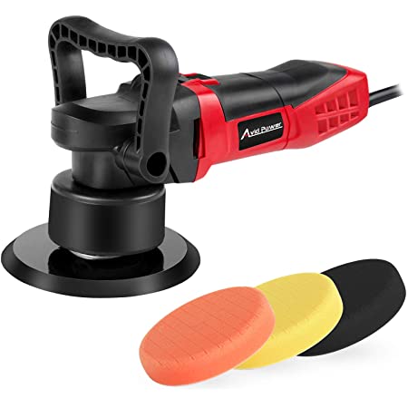 Photo 1 of Avid Power Buffer Polisher, 6-inch Dual Action Polisher Random Orbital Car Buffer Polisher Waxer with Variable Speed, 3 Foam Pads for Car Polishing and Waxing, AEP127
