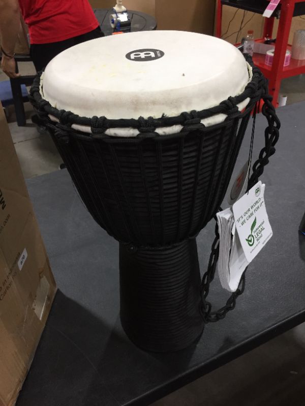 Photo 2 of Meinl 10" Headliner Black River Series Rope Tuned Djembe