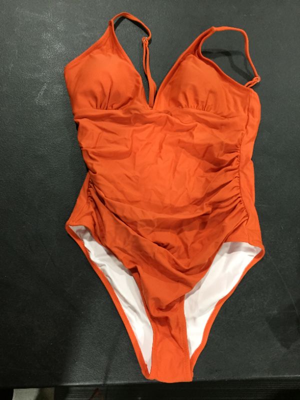 Photo 1 of Large one piece bikini orange