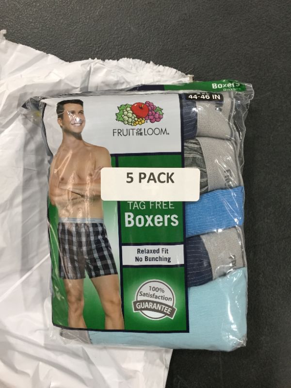 Photo 2 of Fruit of The Loom Men's 4 Pack Extended Size Boxers 2xl