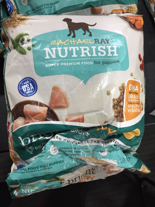 Photo 2 of Rachael Ray Nutrish Real Chicken & Brown Rice Recipe Bright Puppy Super Premium Dry Dog Food - 14lbs best by nov 4 2021