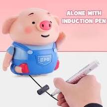 Photo 1 of lzndeal Educational Pen Inductive Toy Pig Christmas Toy Follow Any Drawn Line Pen Inductive Cute Pig
