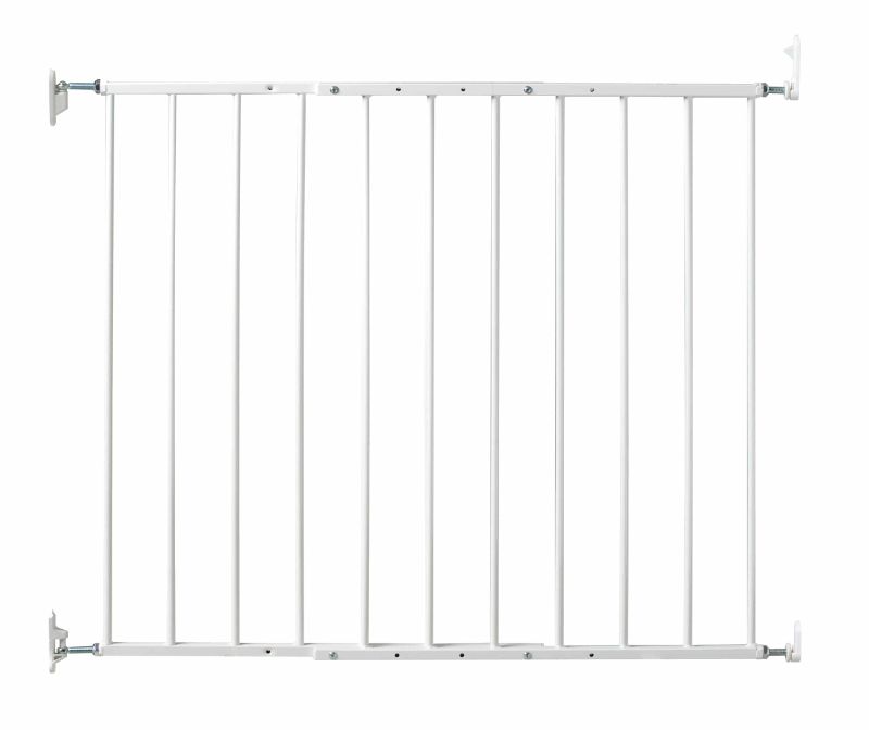 Photo 1 of KidCo Command Pet Products Safeway Top of Stairs Pet Gate, White
