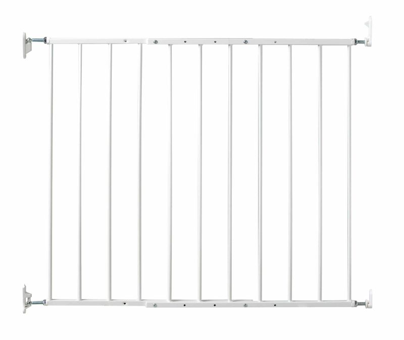 Photo 1 of KidCo Command Pet Products Safeway Top of Stairs Pet Gate, White
