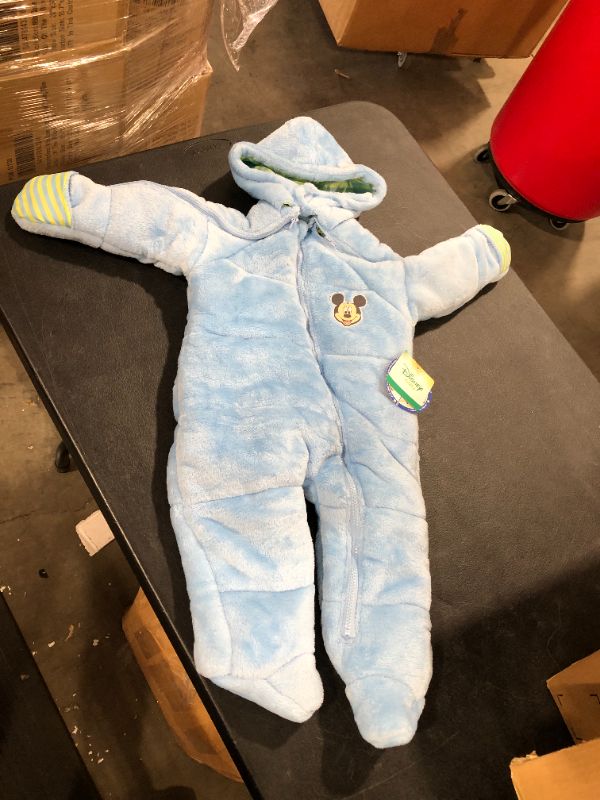 Photo 1 of Disney baby 18M mickey overall cozy blue