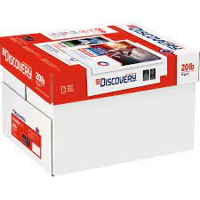 Photo 1 of Discovery Premium Selection Laser, Inkjet Copy & Multipurpose Paper - White - 97 Brightness - Letter - 8 1/2" x 11" - 20 lb Basis Weight - 5000 / Carton - Excellent Ink Absorption