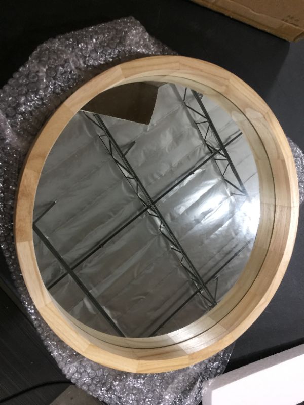 Photo 1 of 20 Rounded Wooden Mirror