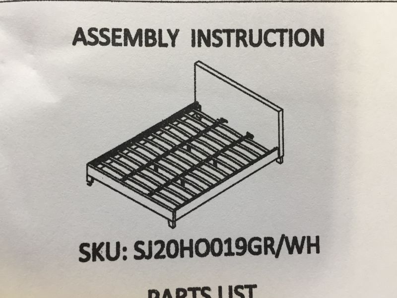 Photo 1 of BED FRAME CREME 80X16X7