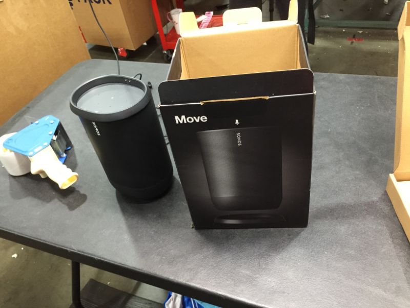 Photo 1 of Sonos Move - Battery-powered Smart Speaker, Wi-Fi and Bluetooth with Alexa built-in - Black???????, Could Not Pair, Operational