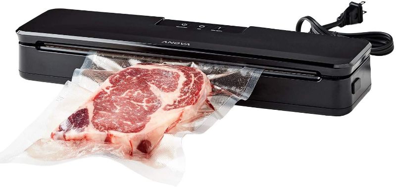 Photo 1 of Anova Culinary ANVS01-US00 Anova Precision Vacuum Sealer, Includes 10 Precut Bags, For Sous Vide and Food Storage