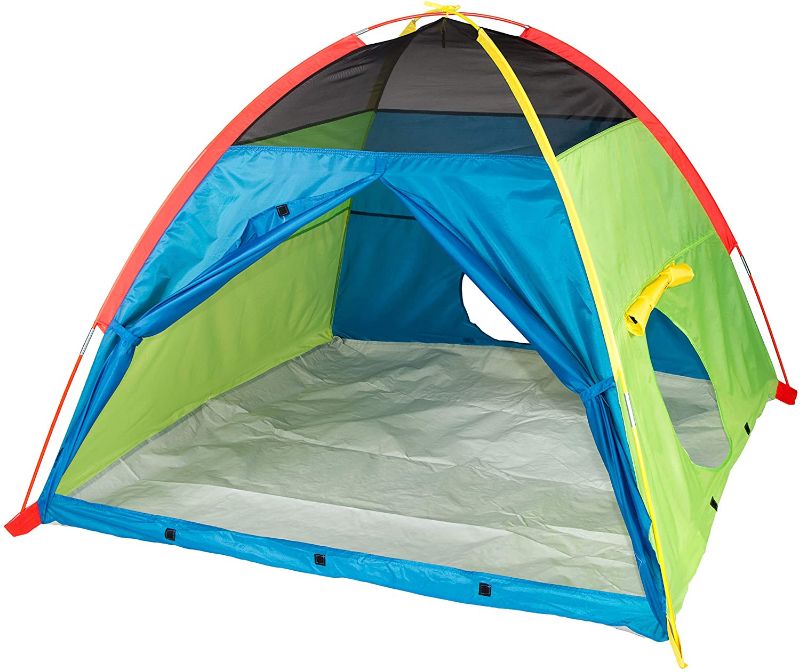 Photo 1 of Pacific Play Tents 40205 Kids Super Duper 4-Kid Dome Tent Playhouse, 58" x 58" x 46"