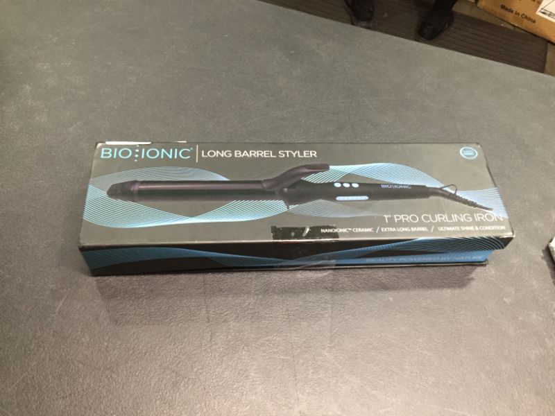 Photo 3 of Bio Ionic Long Barrel Curling Iron, Tested, New