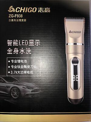 Photo 2 of Chigo Professional Cordless Electric Hair Clippers Quiet ZG-F938, TESTED