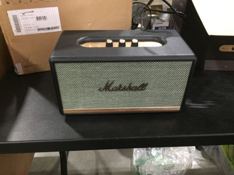 Photo 2 of Marshall Stanmore II Black Speaker Great Sound Quality With Sub Woofer with Amazon Alexa