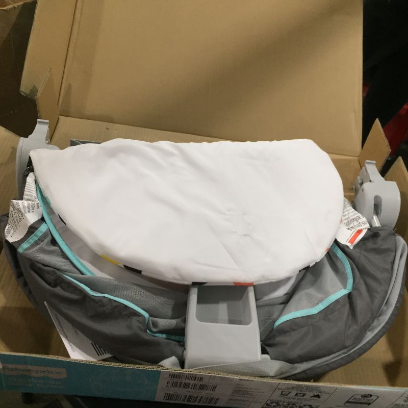 Photo 1 of Fisher-Price On-the-Go Baby Dome, Grey/Blue/Yellow/White